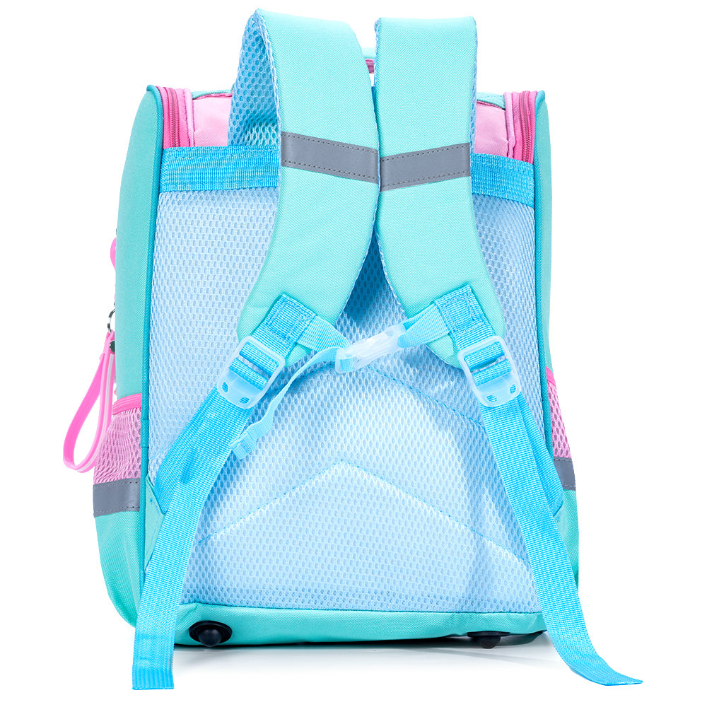 EAZY KIDS School Bag Unicorn - Green + Pink