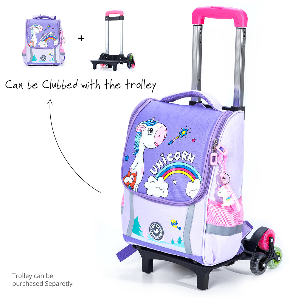 EAZY KIDS School Bag Unicorn - Prince Purple