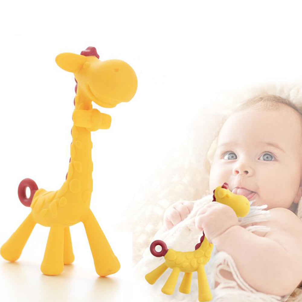 EAZY KIDS - Giraffe Teether - Yellow