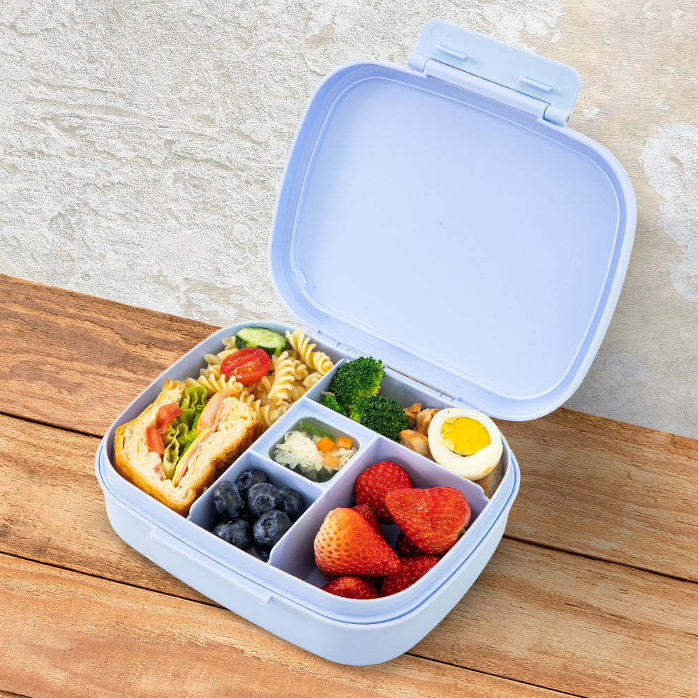 Hydrobrew Smart Serve Bento Lunch Box 1100 ml, 5 compartment- Sky Mist