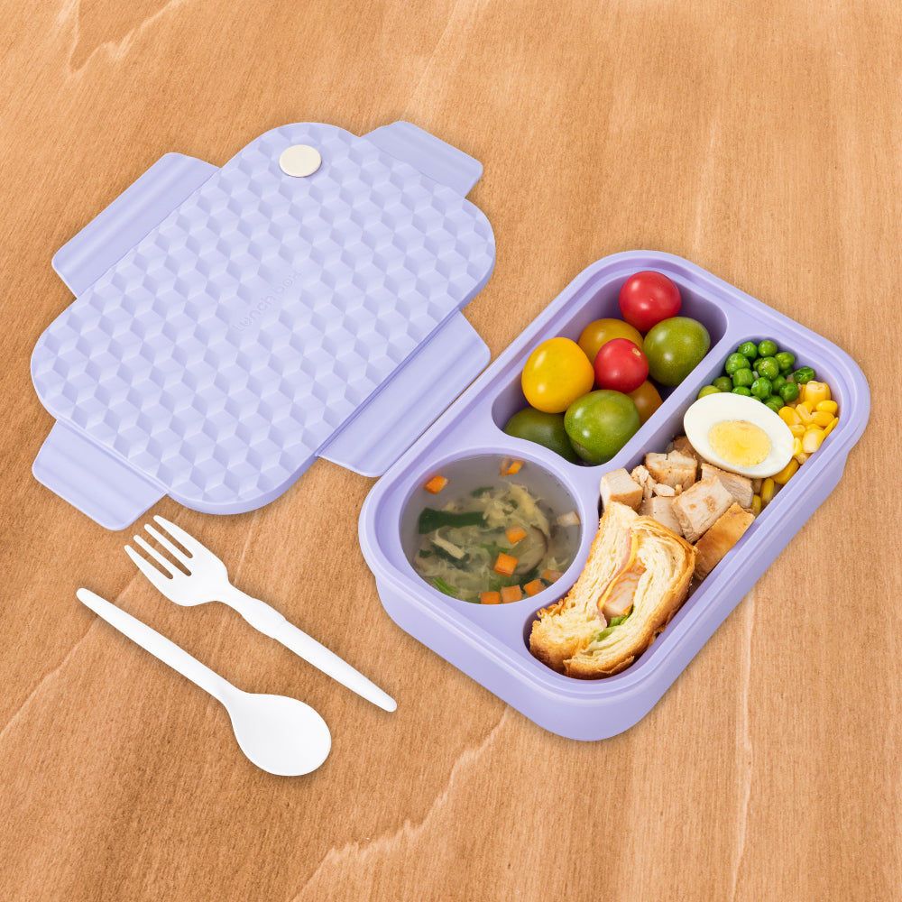HYDROBREW Smart Serve Bento Lunch Box 980ml - Lavender Diamond