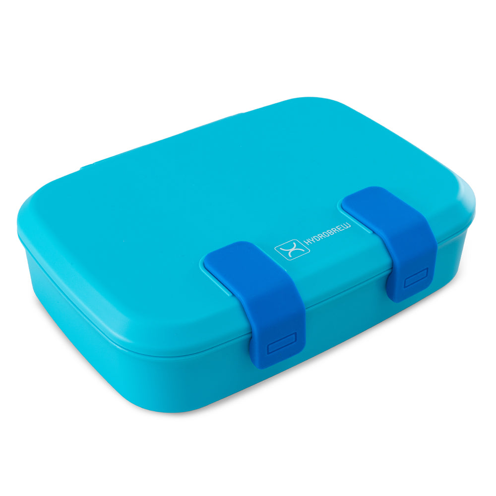 Hydrobrew Personalized Smart Serve Bento Lunch Box 847ml, Aqua Drift