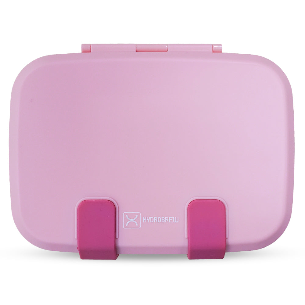 Hydrobrew Steel Core Bento Stainless Steel Lunch Box – 839ml, 2 Compartment-Rose Silk