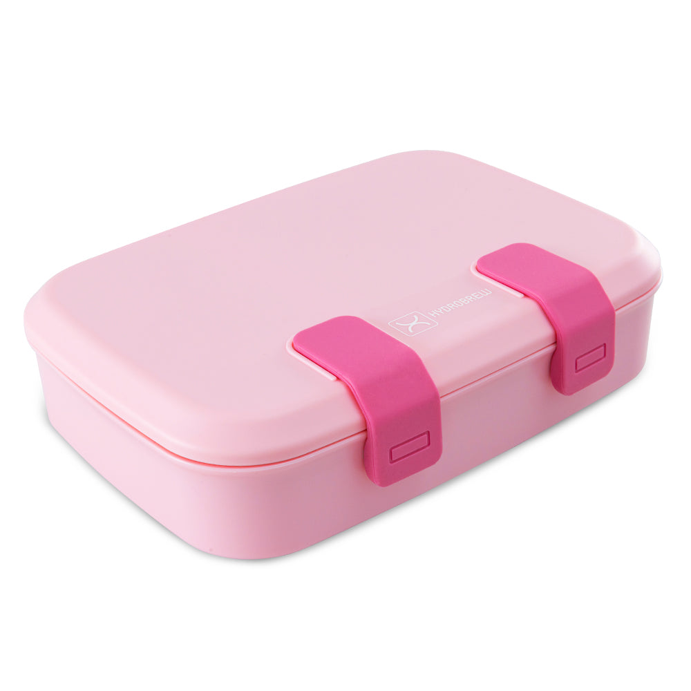 Hydrobrew Steel Core Bento Stainless Steel Lunch Box – 839ml, 2 Compartment-Rose Silk
