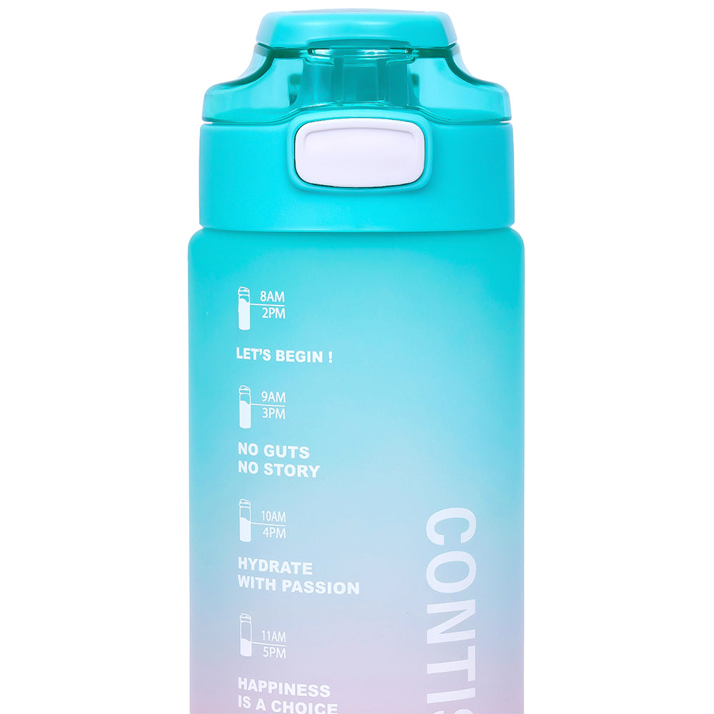 زجاجة ماء هيدروبرو سعة 1000 مل - أخضر بحري