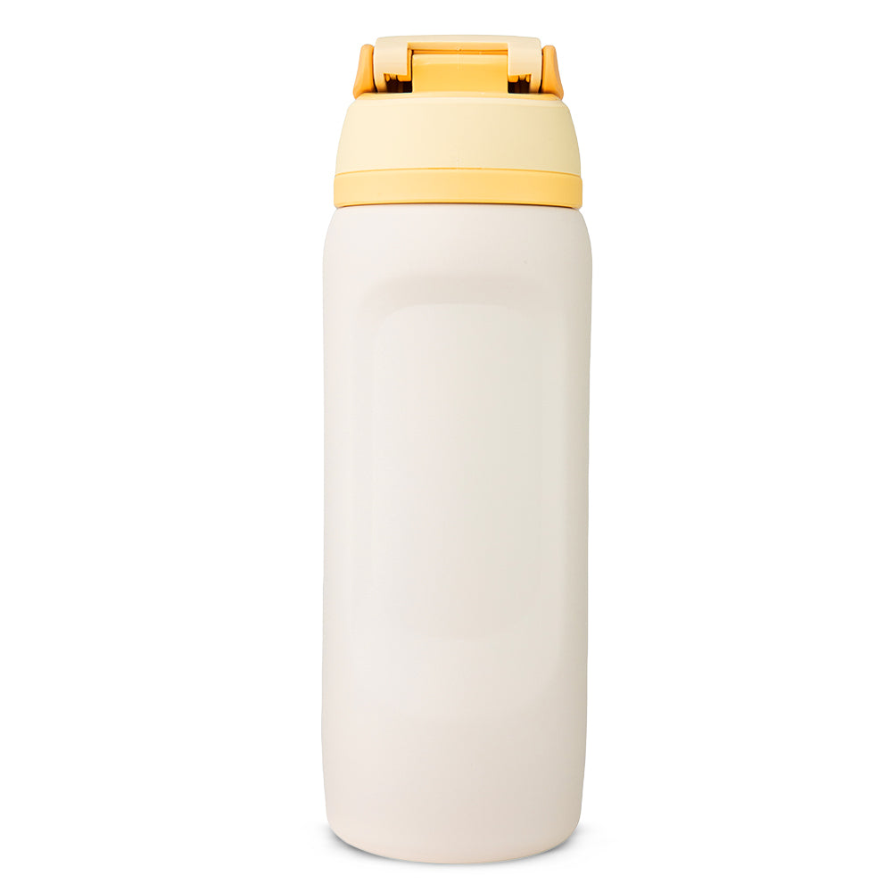 Hydrobrew Personalized Sip Switch Stainless Steel Water Bottle - Soft Latte