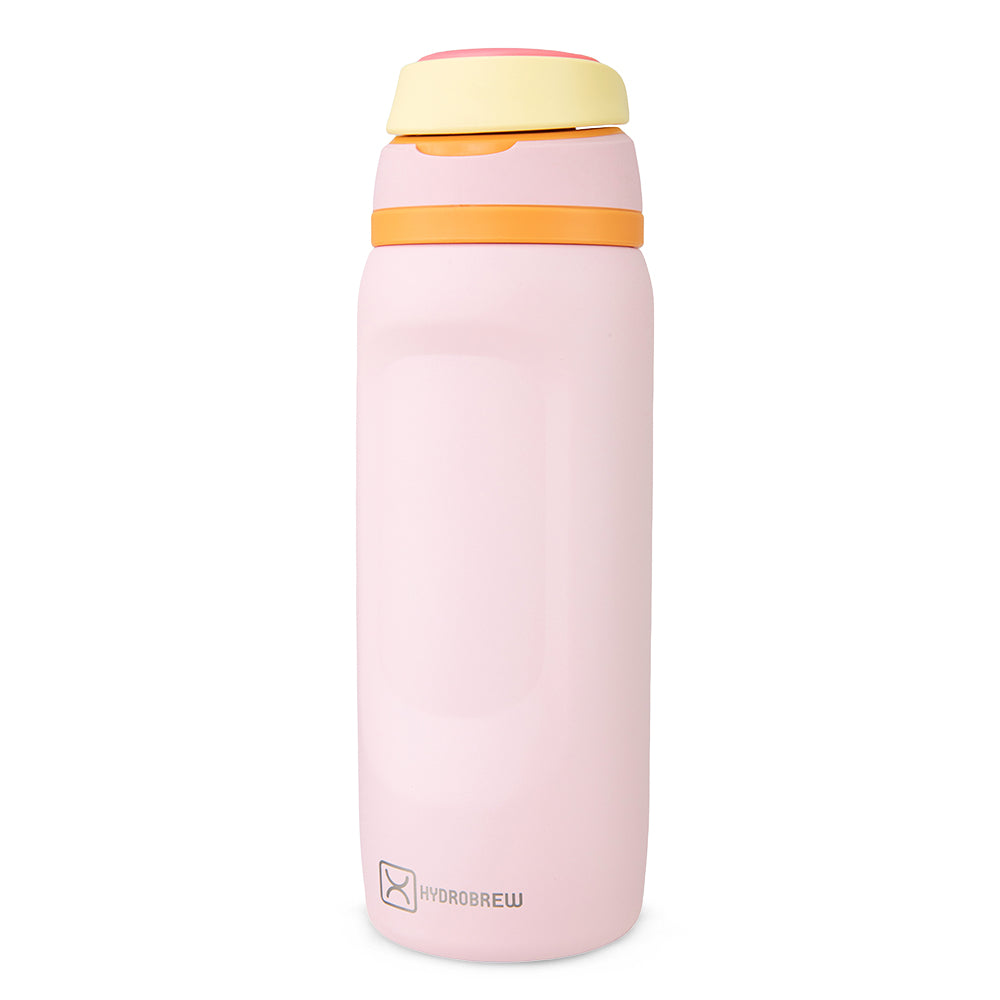 Hydrobrew Sip Switch Stainless Steel Water Bottle - Pink Sorbet