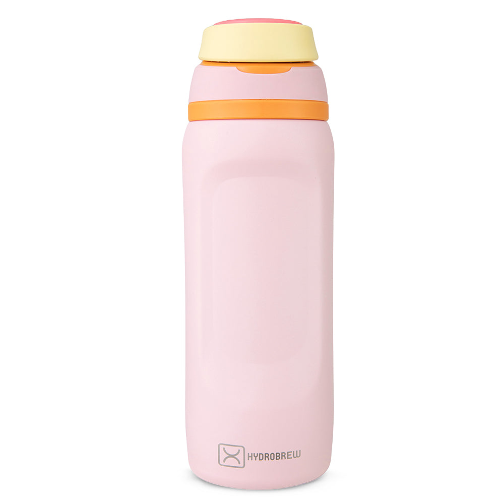 Hydrobrew Personalized Sip Switch Stainless Steel Water Bottle - Pink Sorbet