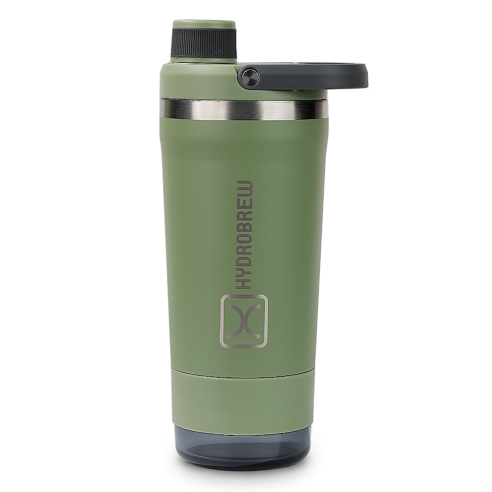 Hydrobrew Sip Core Stainless Steel Bottle w/t Tritan™ Container - 18/8 Premium Double Wall Stainless Steel - URBAN STONE