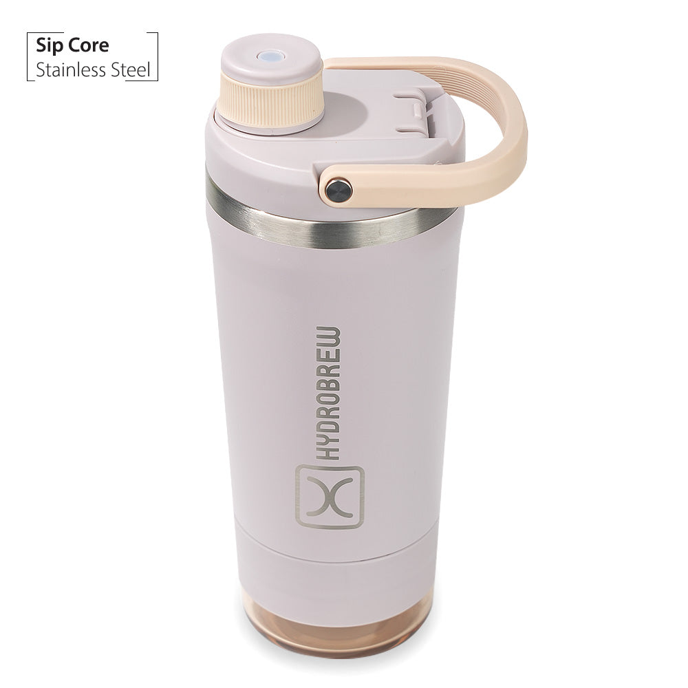 Hydrobrew Sip Core Stainless Steel Bottle w/t Tritan™ Container - 18/8 Premium Double Wall Stainless Steel - OLIVE SAGE