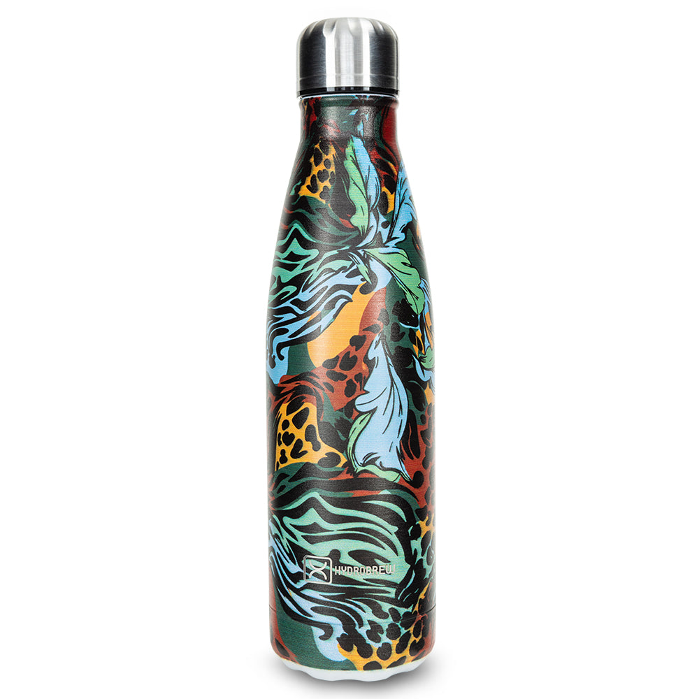 Hydrobrew Double wall Stainless Steel Water Bottle 500ML - Wild Tropic