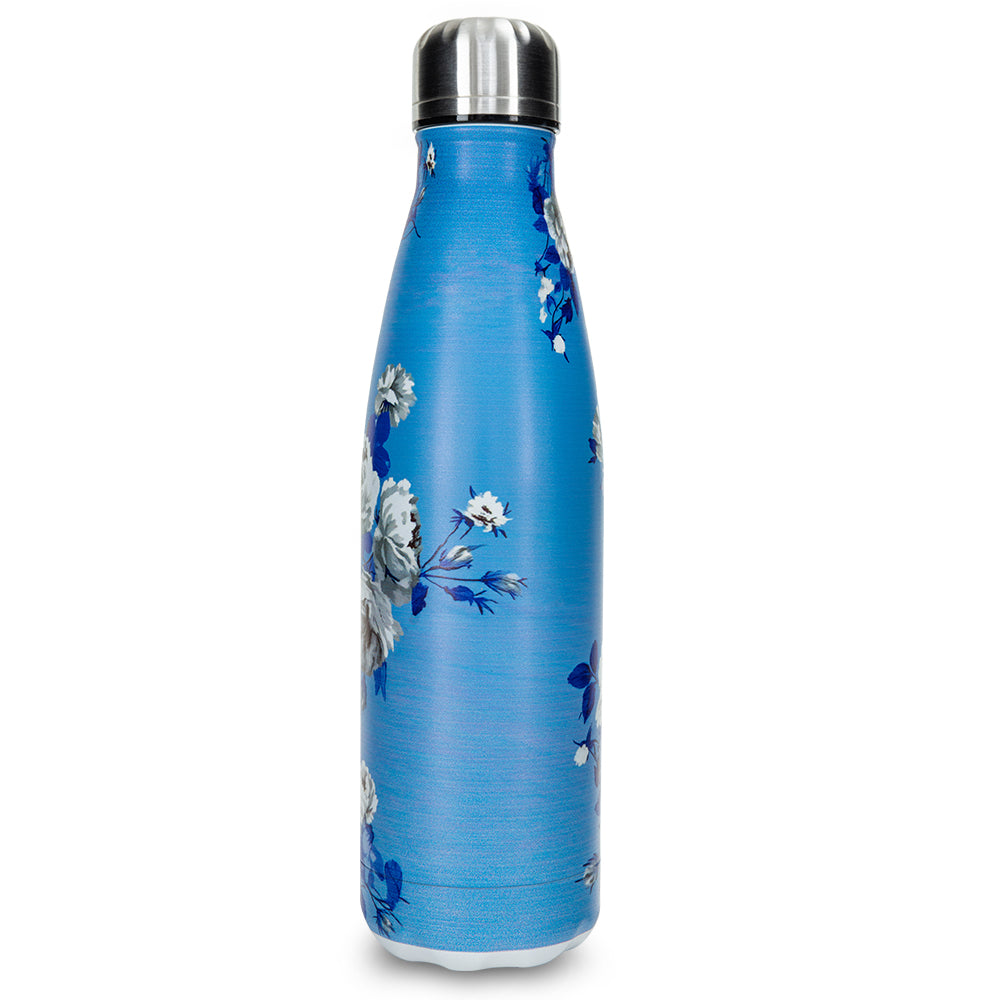 Hydrobrew Double wall Stainless Steel Water Bottle 500ML - Azure Bloom