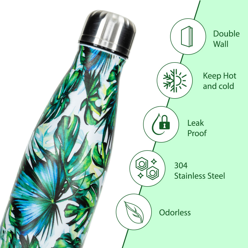 Hydrobrew Double wall Stainless Steel Water Bottle 500ML - Palm Grove