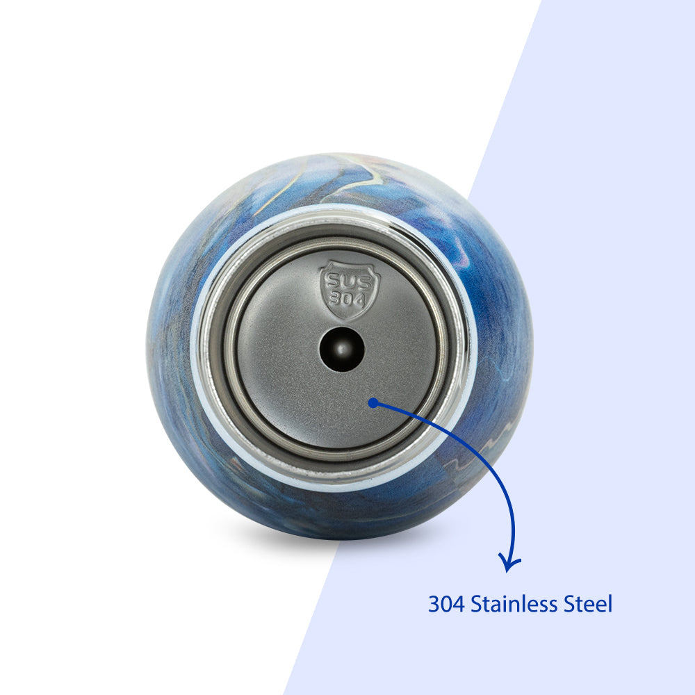 Hydrobrew Double wall Stainless Steel Water Bottle 500ML - Aqua Marble