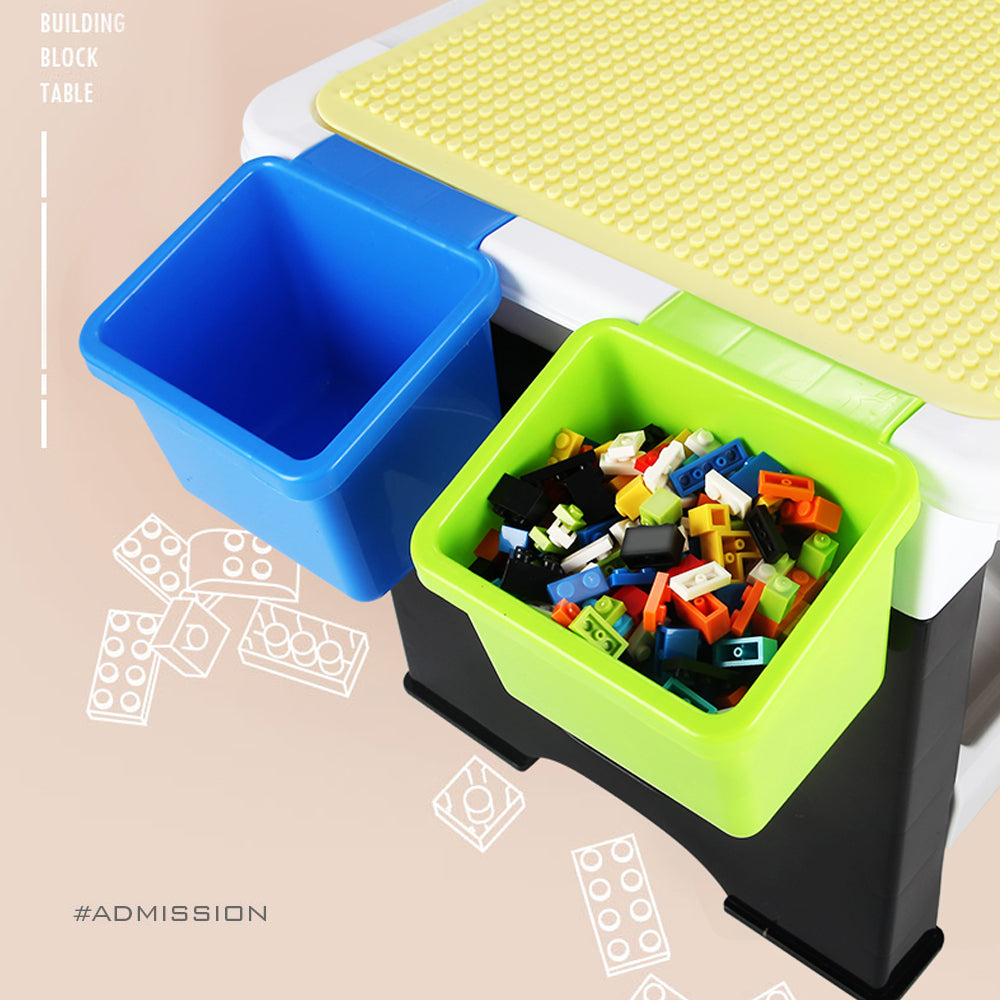 LITTLE STORY Blocks 3 In 1 Activity Table - Grey