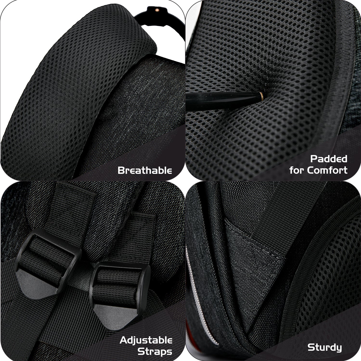 LITTLE STORY 2in1 Diaper Bag w/Sanitizer Bottle keychain & Stroller Hooks - Black