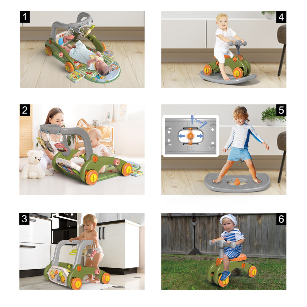 LITTLE STORY Walker 6in1 Baby Activity Center - Green