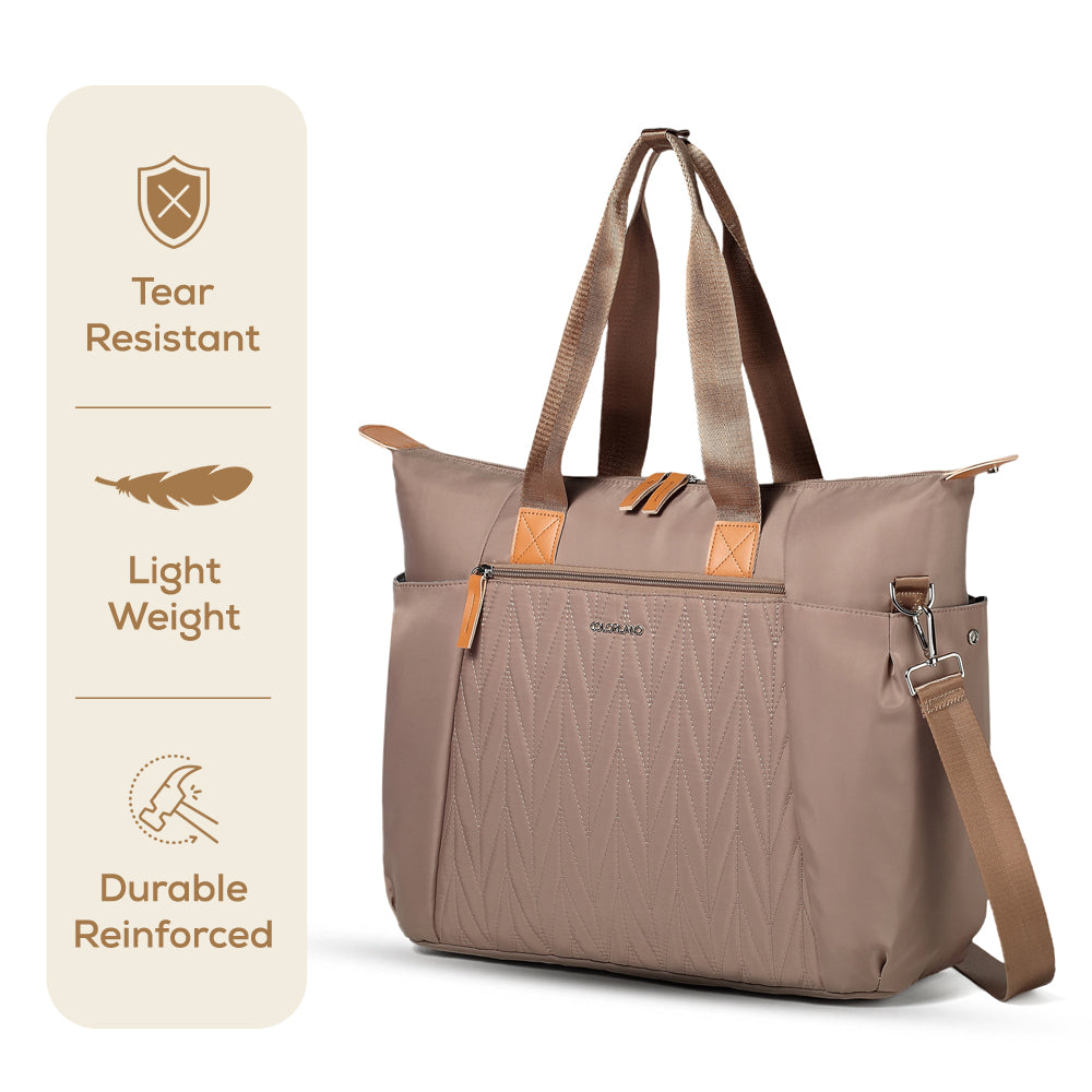 LITTLE STORY Zurich Pack and Go Baby Travel Diaper Bag - Beige