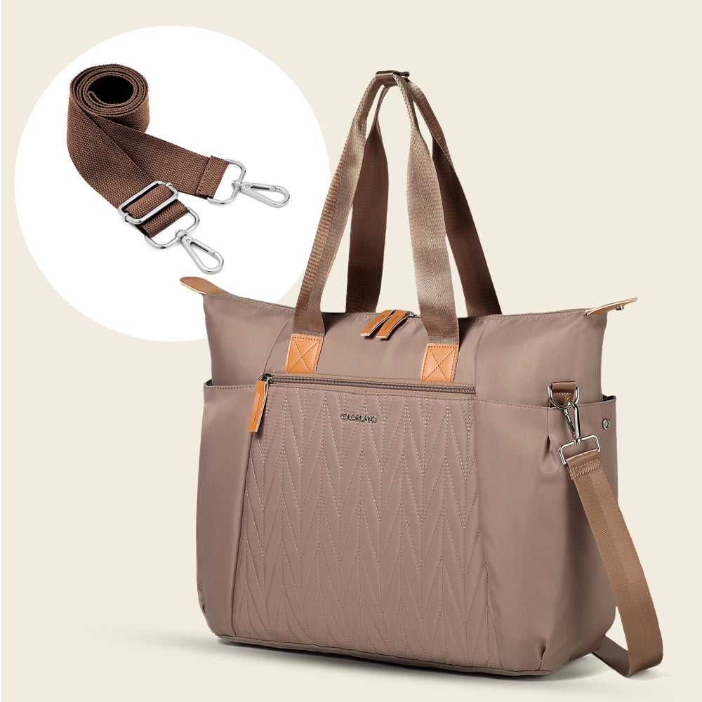 LITTLE STORY Zurich Pack and Go Baby Travel Diaper Bag - Beige