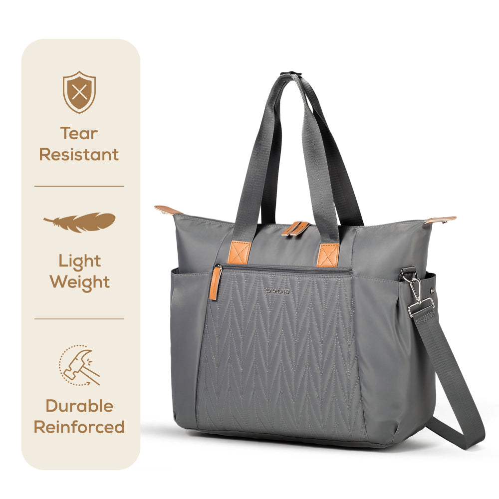 LITTLE STORY Zurich Pack and Go Baby Travel Diaper Bag - Grey