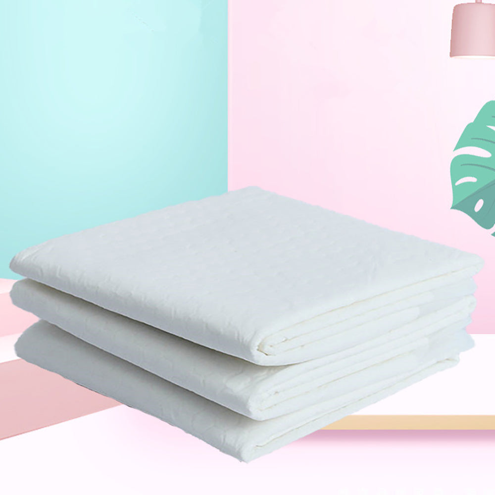 LITTLE STORY - Disposable Diaper Changing Mats - Pack of 50pcs - White