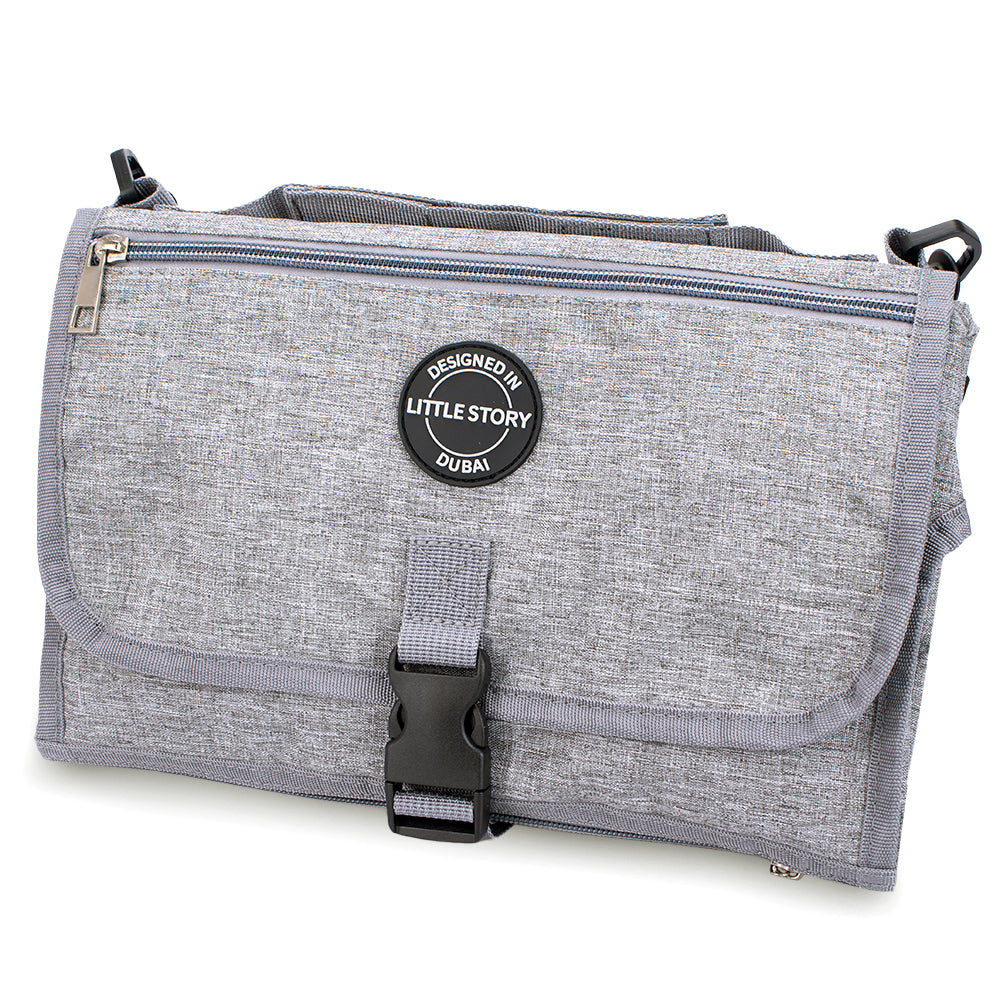 LITTLE STORY Diaper Changing Station Kit - Grey