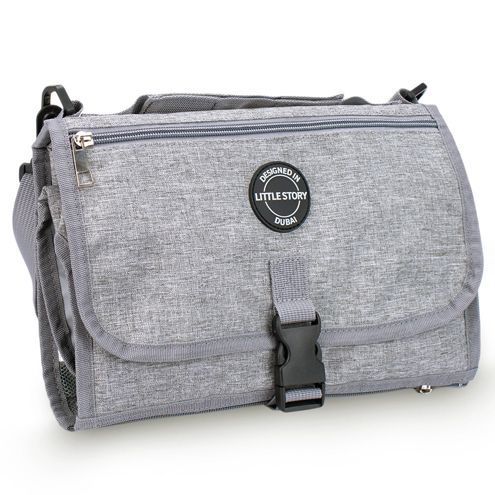 LITTLE STORY Diaper Changing Station Kit - Grey