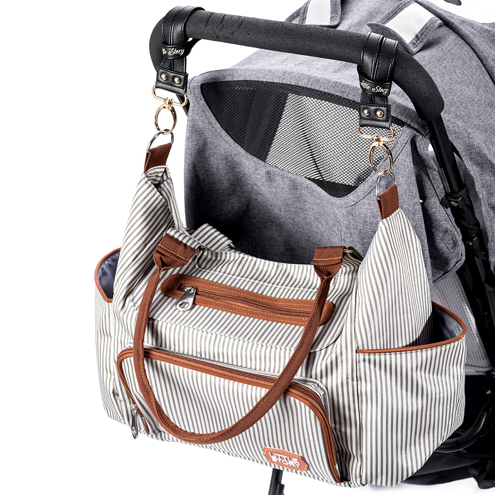 LITTLE STORY Premium Stroller Hooks - Black