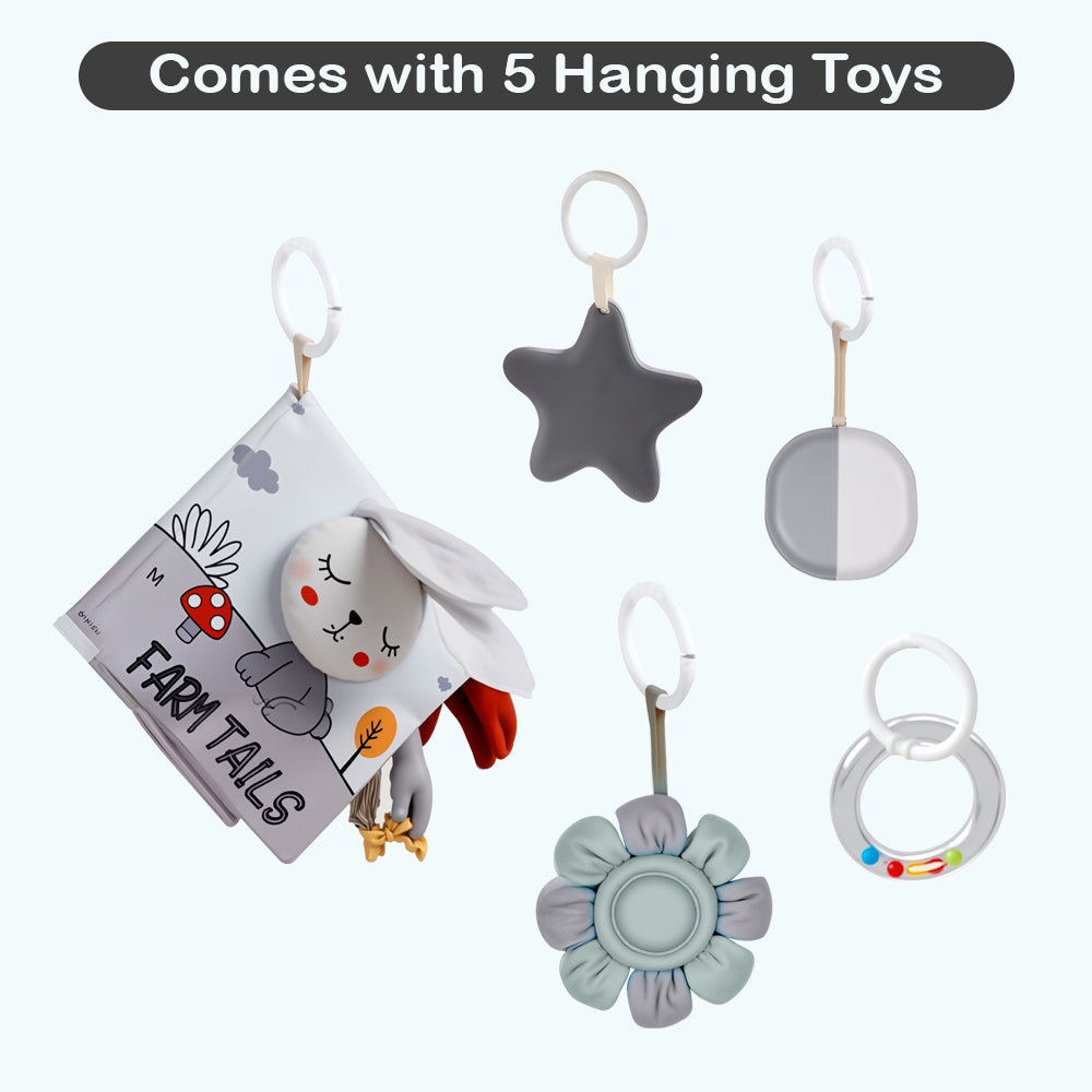 سجادة لعب/صالة ألعاب رياضية ٥ في ١ من ليتل ستوري بيبي - لون نعناعي