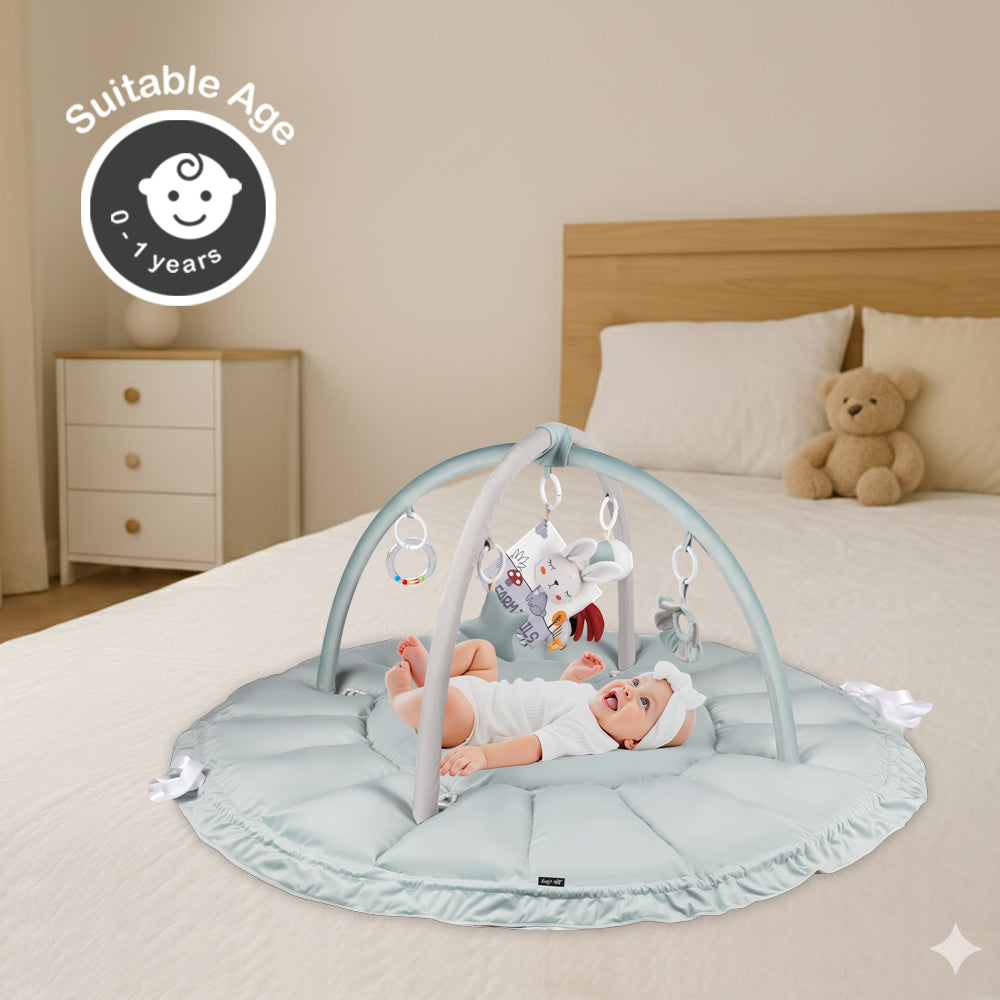 سجادة لعب/صالة ألعاب رياضية ٥ في ١ من ليتل ستوري بيبي - لون نعناعي