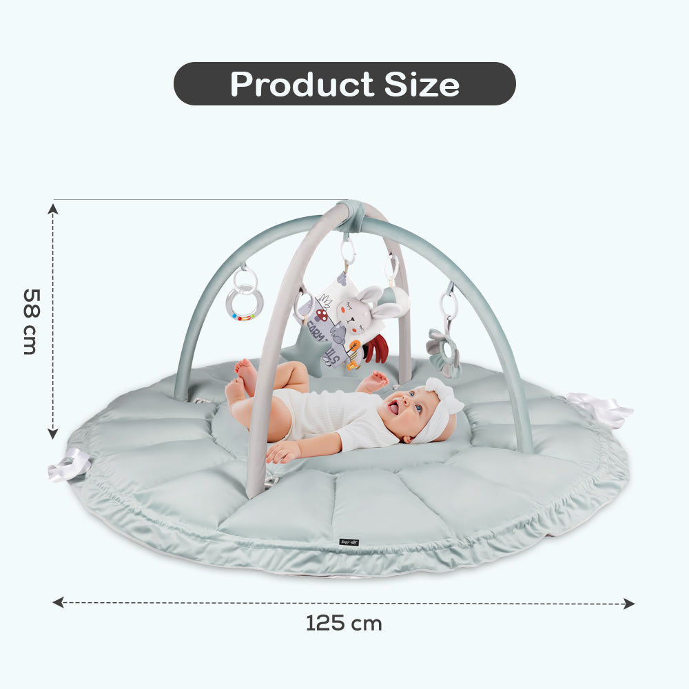 سجادة لعب/صالة ألعاب رياضية ٥ في ١ من ليتل ستوري بيبي - لون نعناعي