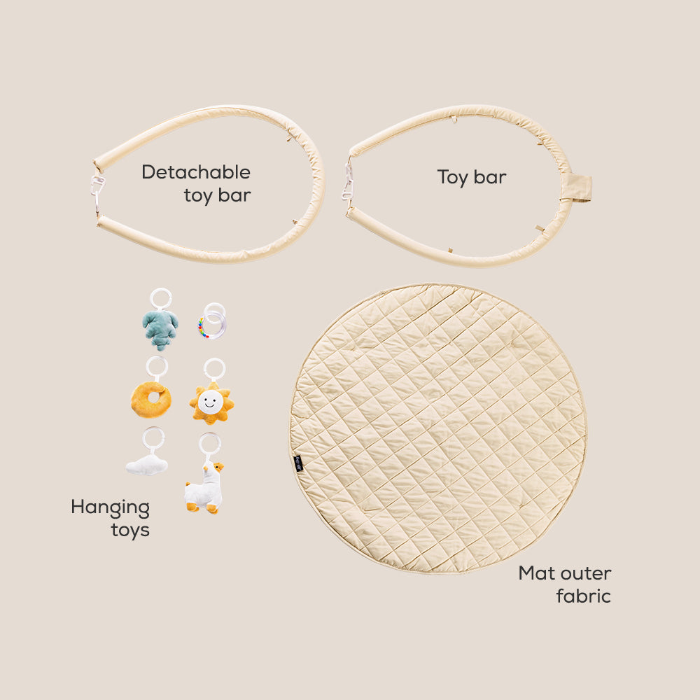 Little Story Baby Play Mat/Activity Gym - Beige