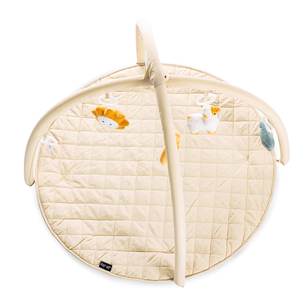 Little Story Baby Play Mat/Activity Gym - Beige