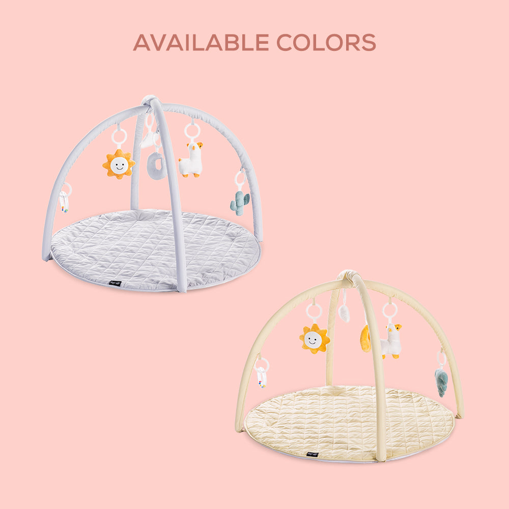 سجادة لعب/صالة ألعاب للأطفال من ليتل ستوري - رمادي