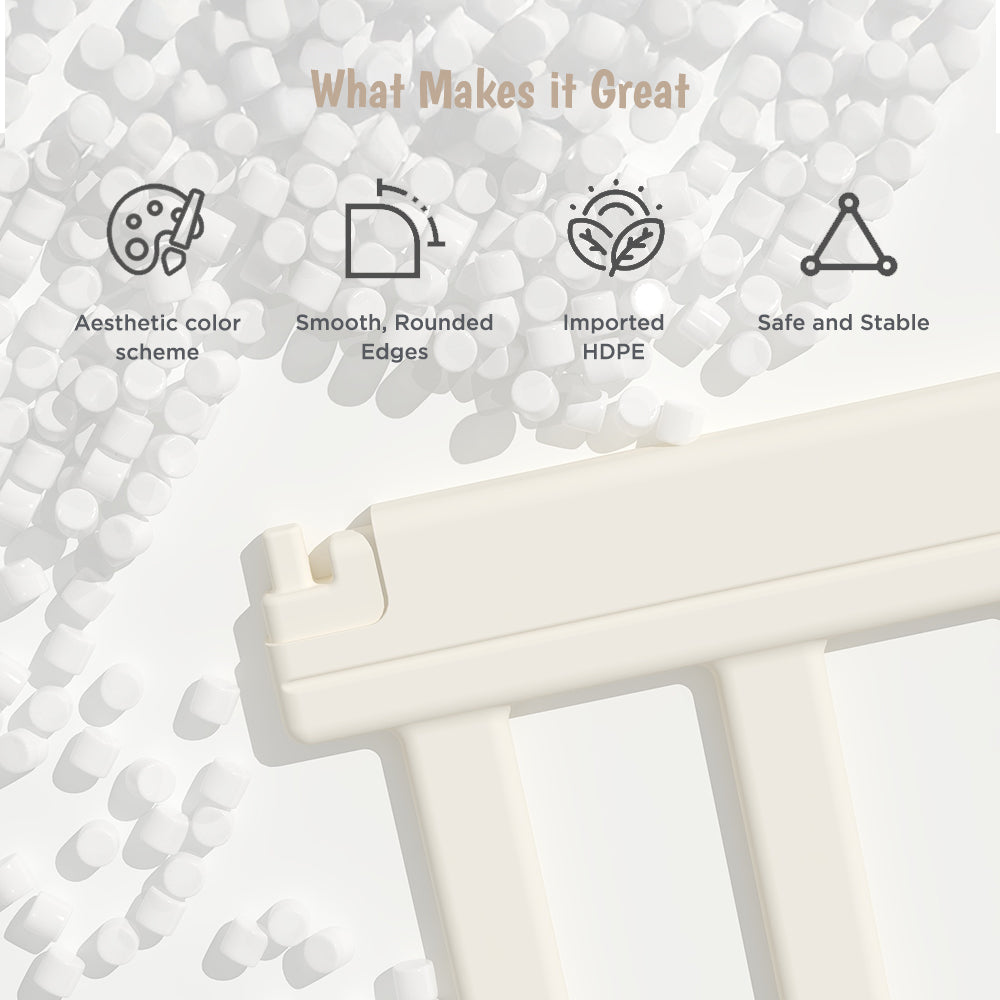 حظيرة لعب ليتل ستوري 140 × 200 سم كبيرة - بيضاء