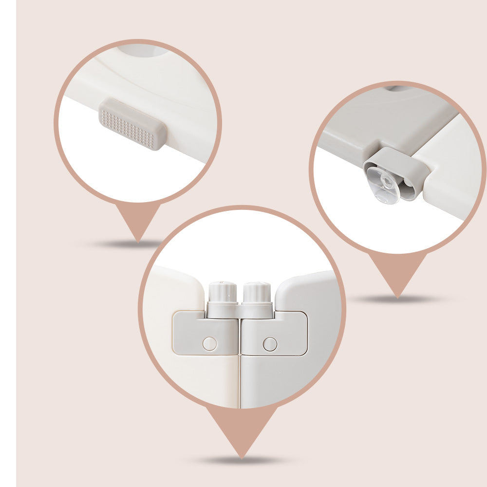 قصة صغيرة - حظيرة لعب مع طوق كرة سلة - رمادي فضائي