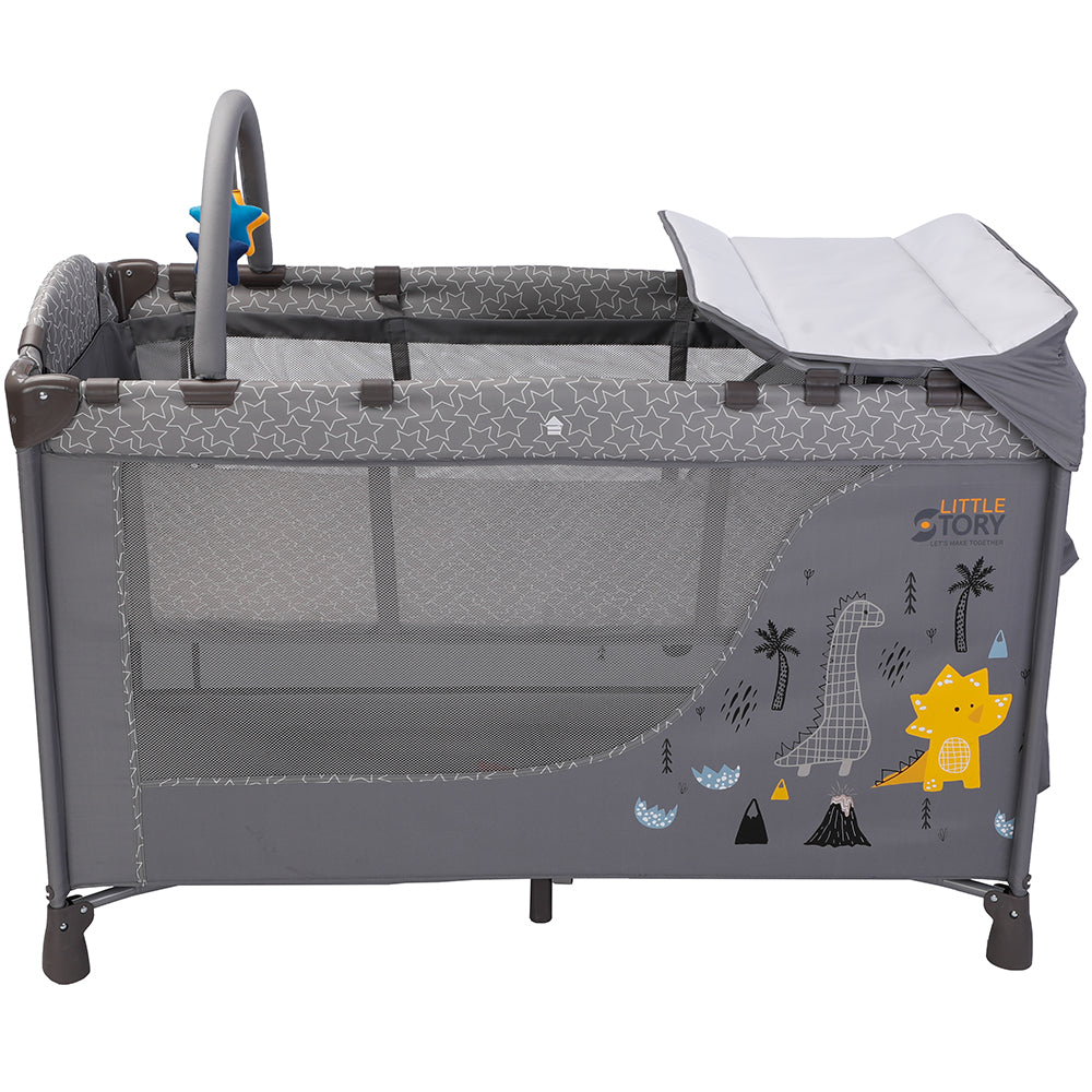 LITTLE STORY Foldable Cot and Playard