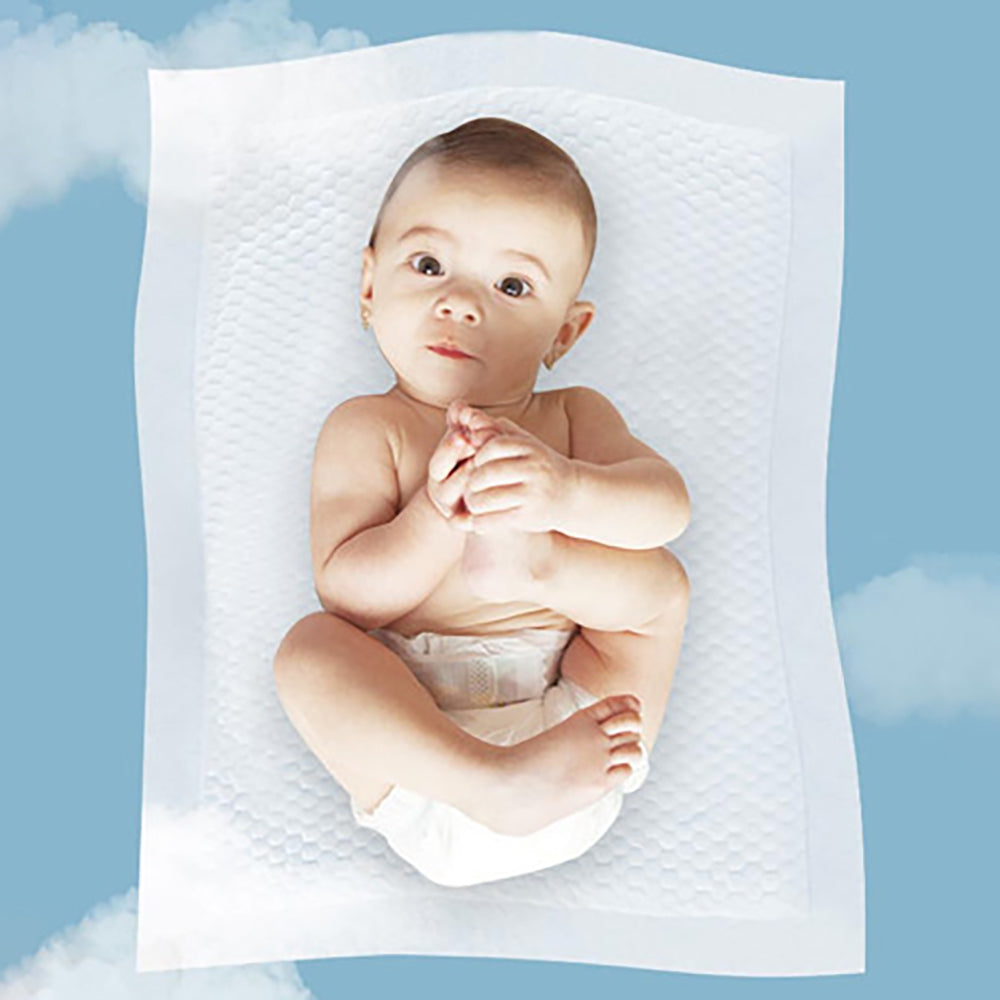 LITTLE STORY - Disposable Diaper Changing Mats - Pack of 100pcs - White
