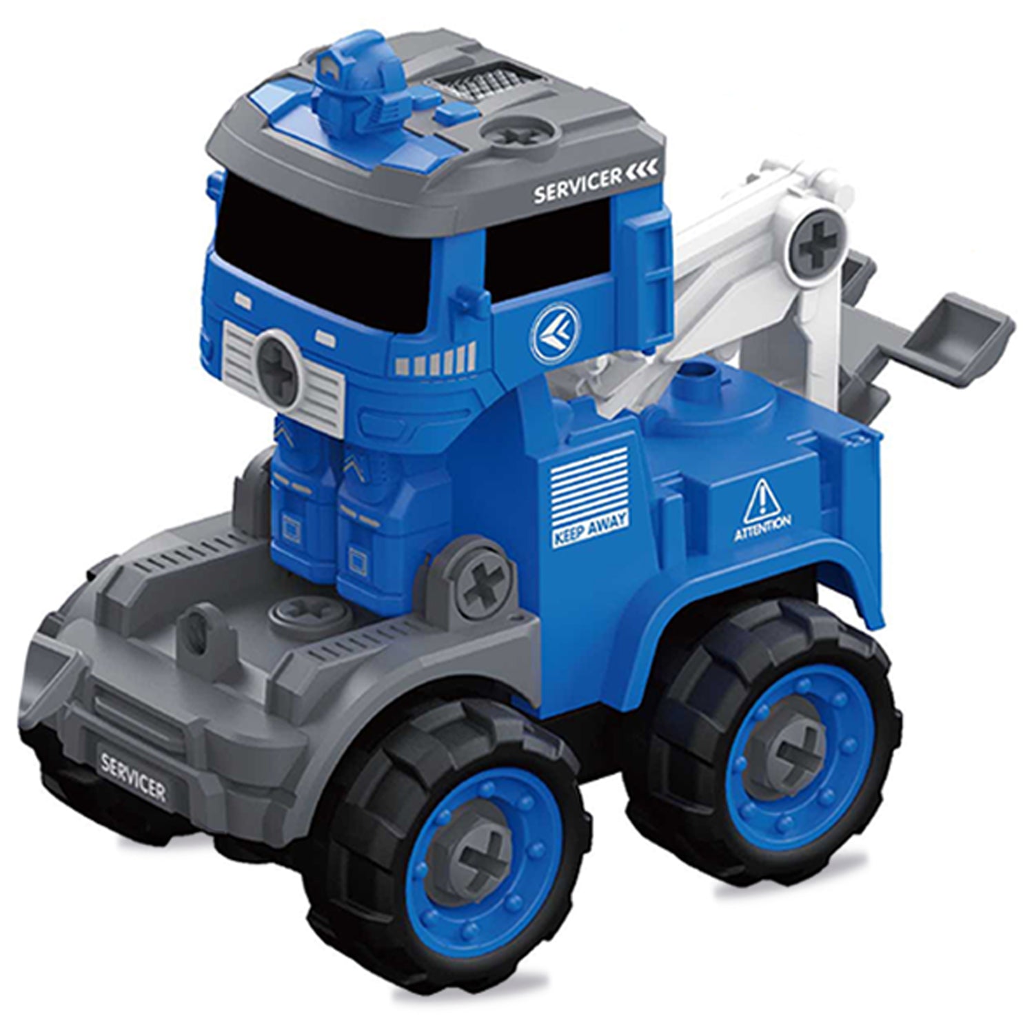 LITTLE STORY - Kids Toy Police Truck - Blue