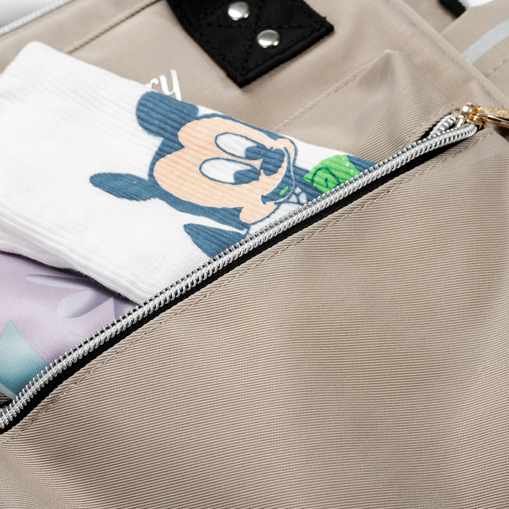 LITTLE STORY Ace Diaper Bag - Beige