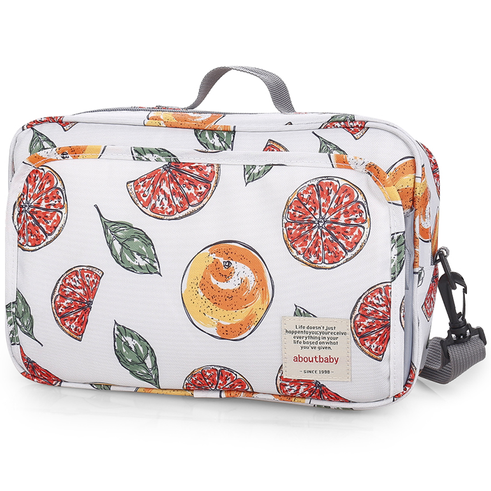 LITTLE STORY Baby Diaper Changing Clutch Kit - Fruity White