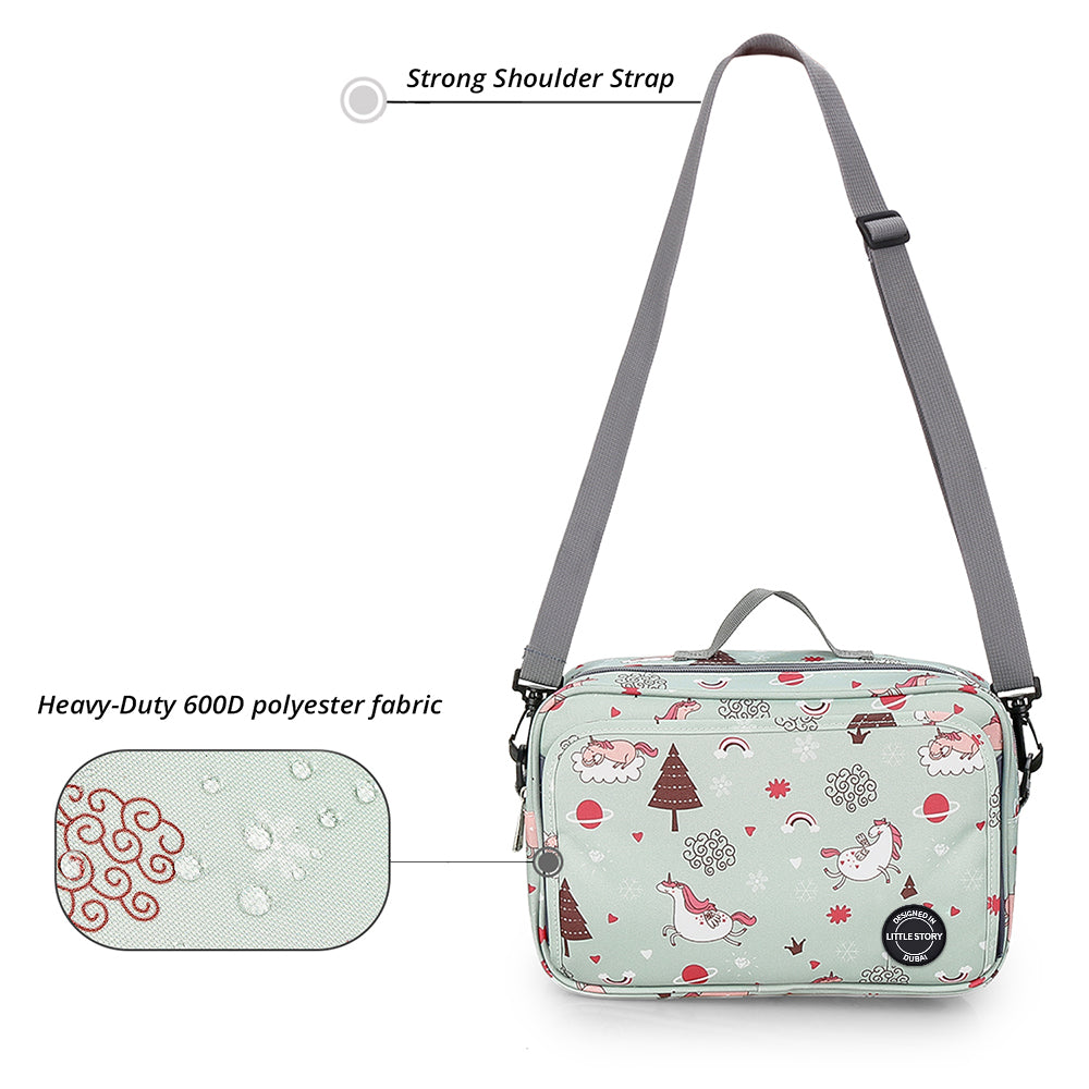 LITTLE STORY Baby Diaper Changing Clutch Kit - Green
