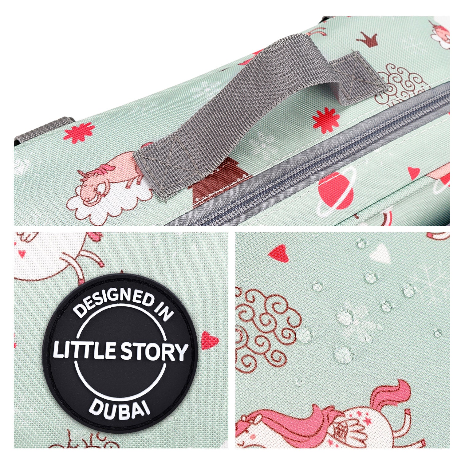 LITTLE STORY Baby Diaper Changing Clutch Kit - Green