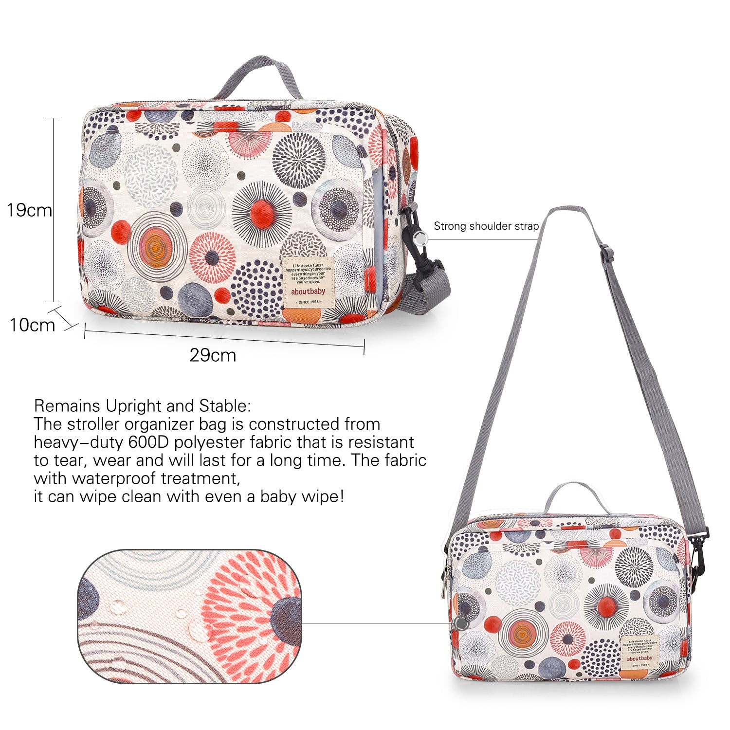 LITTLE STORY Baby Diaper Changing Clutch Kit - Multicolored