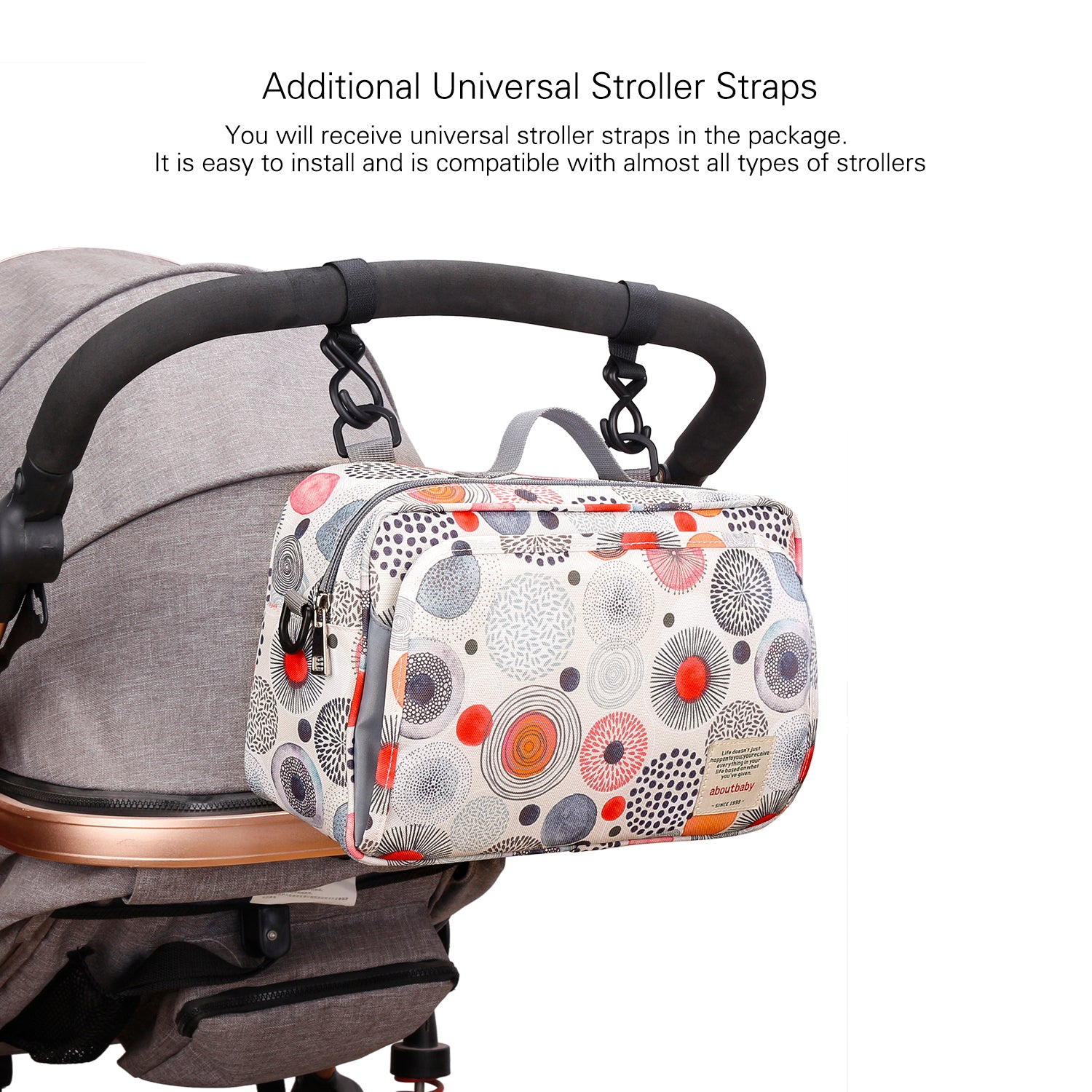 LITTLE STORY Baby Diaper Changing Clutch Kit - Multicolored