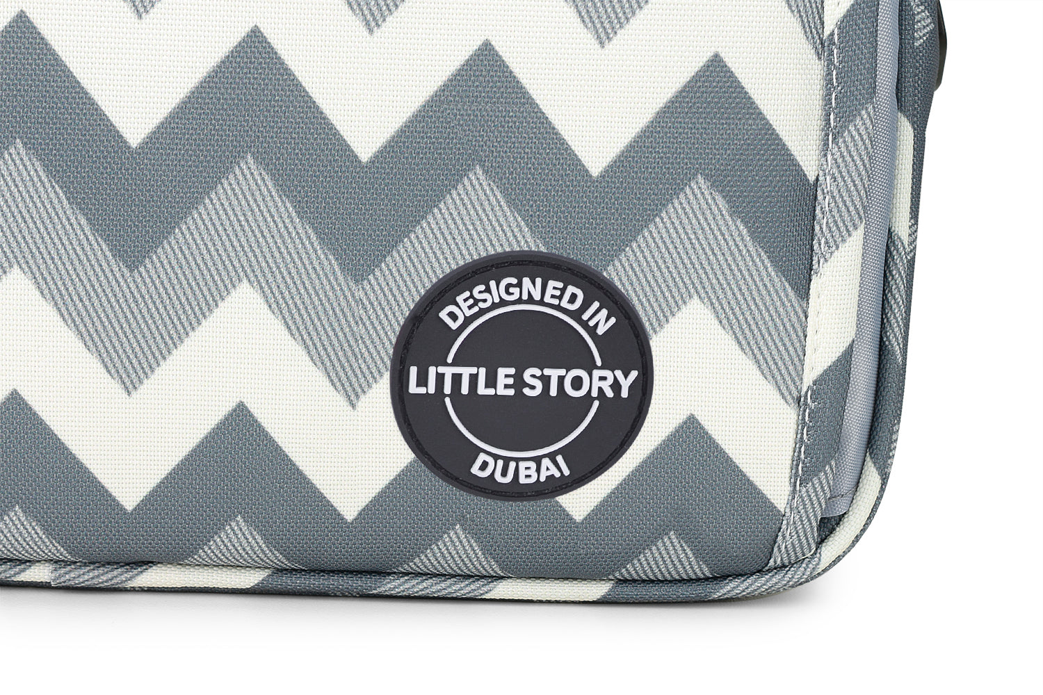 LITTLE STORY Baby Diaper Changing Clutch Kit - Wave Grey