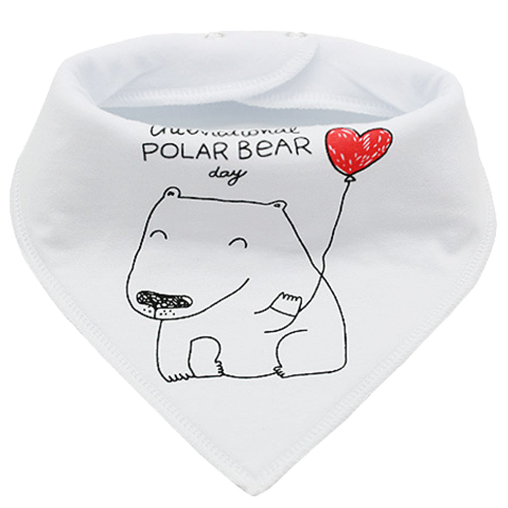 LITTLE STORY Bandana Drool Bibs Set of 4 - LOVE