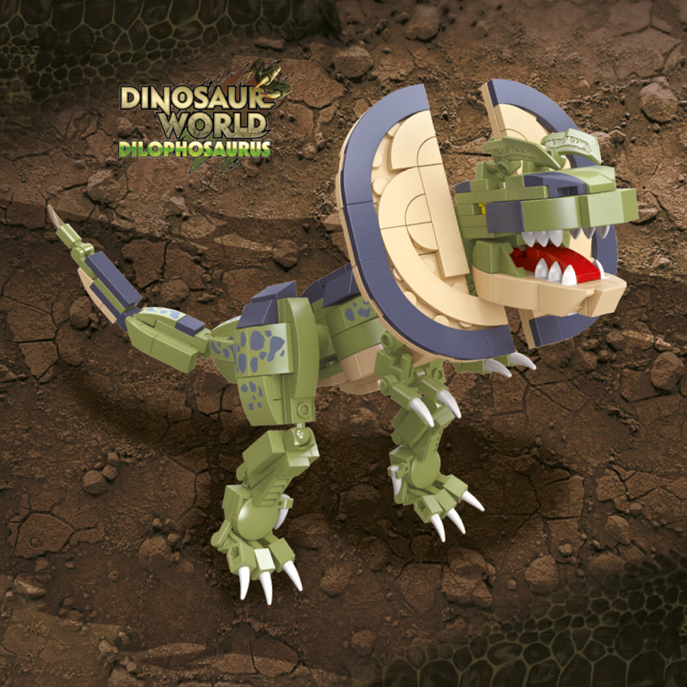 LITTLE STORY Block (Leg Godt) Toy Dinosaurs World - Double Crowned Dragon (309 Pcs)