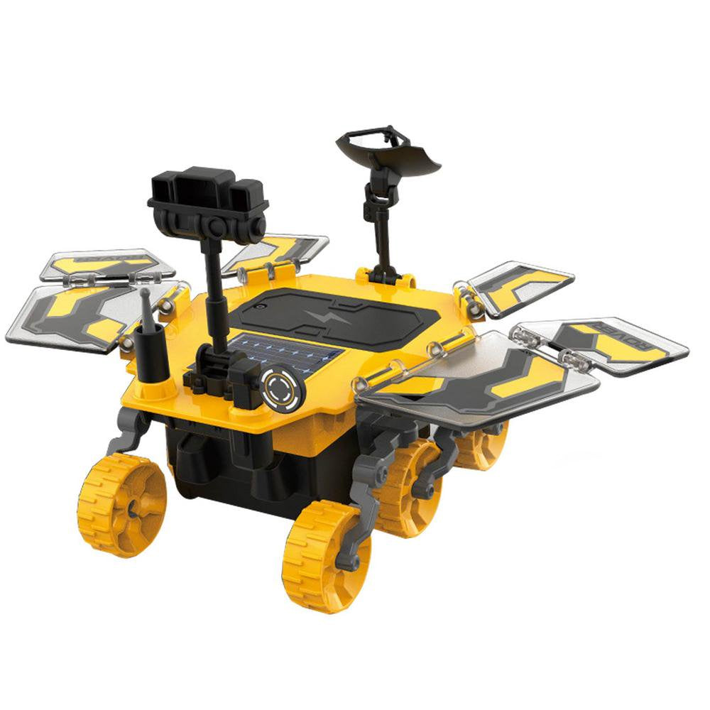 LITTLE STORY DIY Solar Mars Exploration Rover (46 Pcs), STEM Series - Yellow