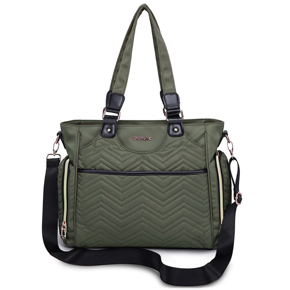 LITTLE STORY Matilda Diaper Bag - Olive Green